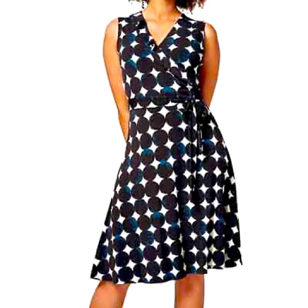 Leota Aneeka Knit Faux Wrap Dress